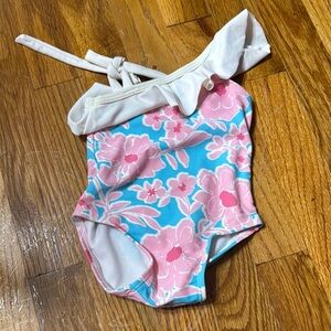 Floral One-Shoulder Swimsuit